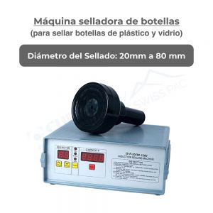 Máquina selladora de botellas (para sellar botellas de plástico y vidrio)