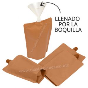 Bolsa con Boquilla de 10 mm (Boquilla Central / Llenado por la Boquilla)