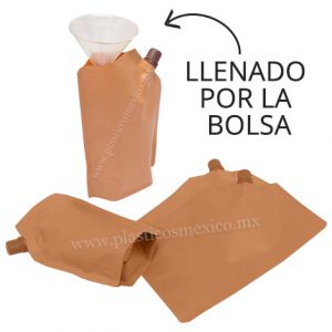 Bolsa con Boquilla de 10 mm (Boquilla Lateral / Llenado por la Bolsa)