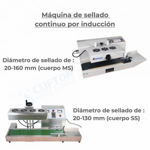 Máquina de sellado continuo por inducción